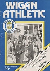 Wigan Athletic v Blackpool 28-Nov-1979