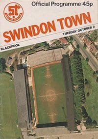 Swindon Town v Blackpool 02-Oct-1984