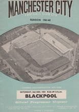 Manchester City v Blackpool 02-Dec-1961