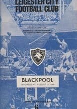 Leicester City v Blackpool 31-Aug-1966