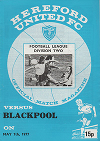 Hereford United v Blackpool 07-May-1977
