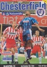 Chesterfield v Blackpool 09-Oct-1999