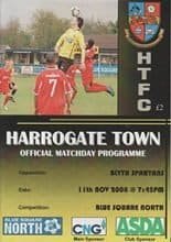 Harrogate Town v Blyth Spartans 11-Nov-2008