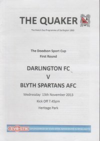 Darlington 1883 v Blyth Spartans 13-Nov-2013