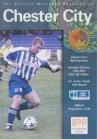 Chester City v Blyth Spartans 24-Feb-2001