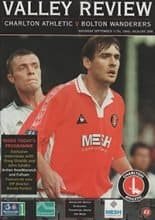 Charlton Athletic v Bolton Wanderers 11-Sep-1999