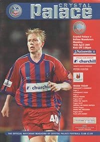 Crystal Palace v Bolton Wanderers 16-Apr-2001