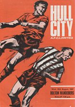 Hull City v Bolton Wanderers 30-Aug-1967