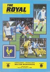 Reading v Bolton Wanderers 05-Oct-1985