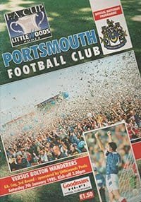 Portsmouth v Bolton Wanderers 07-Jan-1995