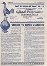Tottenham Hotspur v Bolton Wanderers 08-Nov-1958