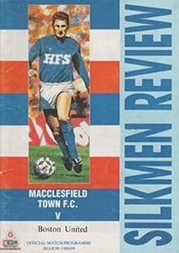 Macclesfield Town v Boston United 31-Dec-1988