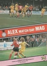 Crewe Alexandra v AFC Bournemouth 10-Jan-1981