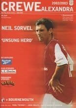 Crewe Alexandra v AFC Bournemouth 14-Jan-2003