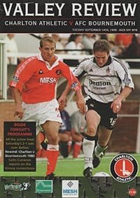 Charlton Athletic v AFC Bournemouth 14-Sep-1999