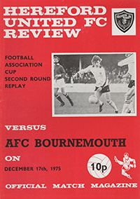 Hereford United v Bournemouth 17-Dec-1975