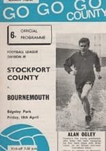 Stockport County v AFC Bournemouth 18-Apr-1969