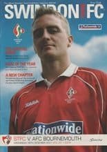 Swindon Town v AFC Bournemouth 26-Dec-2001