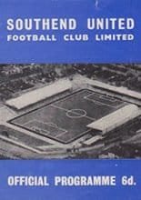 Southend United v Bournemouth & Boscombe Athletic 26-Feb-1966
