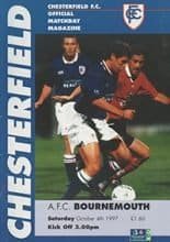 Chesterfield v AFC Bournemouth 04-Oct-1997