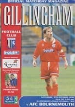 Gillingham v AFC Bournemouth 05-Oct-1996