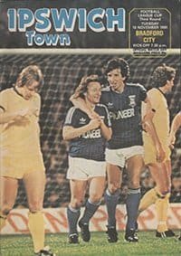 Ipswich Town v Bradford City 10-Nov-1981