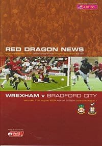 Wrexham v Bradford City 11-Aug-2004