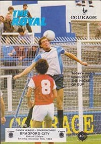 Reading v Bradford City 15-Dec-1984