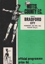 Notts County v Bradford City 18-May-1966