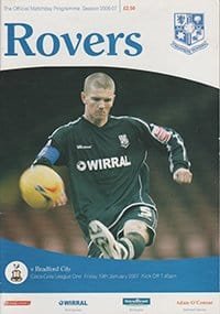 Tranmere Rovers v Bradford City 19-Jan-2007