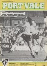 Port Vale v Bradford City 20-Nov-1982