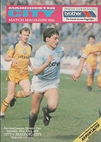 Manchester City v Bradford City 23-Apr-1988