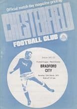 Chesterfield v Bradford City 25-Mar-1972