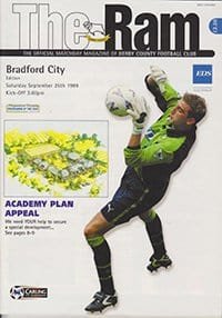 Derby County v Bradford City 25-Sep-1999