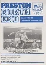 Preston North End v Bradford City 27-Dec-1982