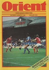 Leyton Orient v Bradford City 27-Aug-1983