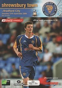Shrewsbury Town v Bradford City 27-Sep-2008