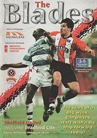 Sheffield United v Bradford City 28-Feb-1998