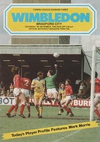 Wimbledon v Bradford City 05-Nov-1983