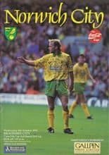 Norwich City v Bradford City 06-Oct-1993