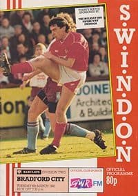 Swindon Town v Bradford City 06-Mar-1990