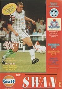 Swansea City v Bradford City 07-Oct-1995
