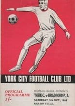 York City v Bradford Park Avenue 05-Oct-1968
