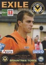 Newport County v Braintree Town 21-Nov-2009