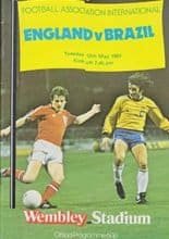 England v Brazil 12-May-1981