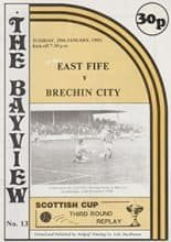 East Fife v Brechin City 29-Jan-1985