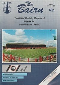 Falkirk v Brechin City 06-Apr-1991