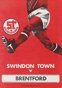 Swindon Town v Brentford 12-Sep-1978