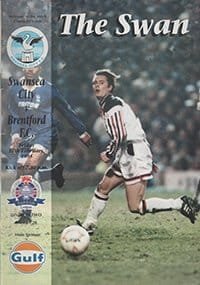 Swansea City v Brentford 17-Feb-1995
