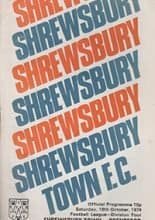 Shrewsbury Town v Brentford 19-Oct-1974